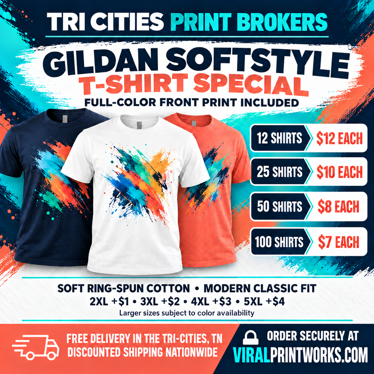 Gildan Softstyle custom shirt special price guide